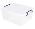 Storage Box, 395x500x190mm, 24l, Plastic, Transparent